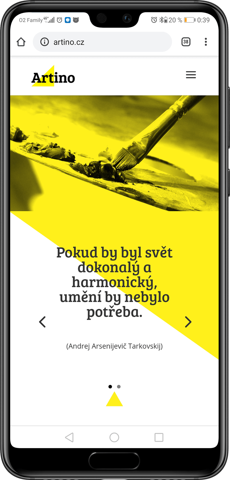 artino web mobil